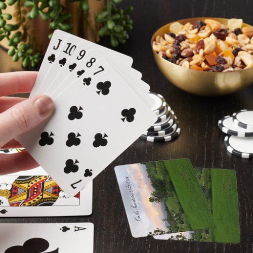 Holiday Photo Memory Poker Cards