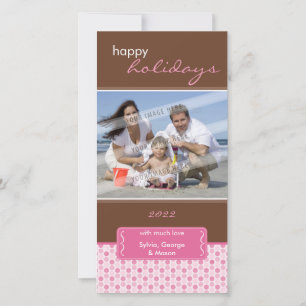 HOLIDAY PHOTOCARD :: spotted bracket P3 Card