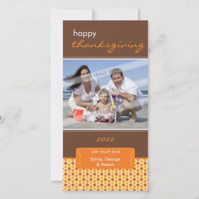 HOLIDAY PHOTOCARD :: spotted bracket P5 (Front)