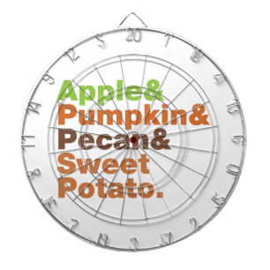 Holiday Pies ~ Festive Xmas Thanksgiving Christmas Dartboard