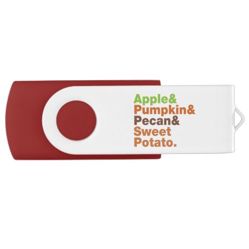 Holiday Pies  Festive Xmas Thanksgiving Christmas Flash Drive