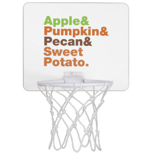 Holiday Pies ~ Festive Xmas Thanksgiving Christmas Mini Basketball Hoop