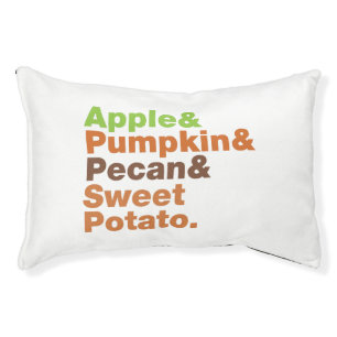Holiday Pies ~ Festive Xmas Thanksgiving Christmas Pet Bed