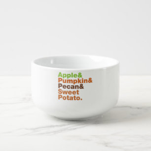 Holiday Pies ~ Festive Xmas Thanksgiving Christmas Soup Mug