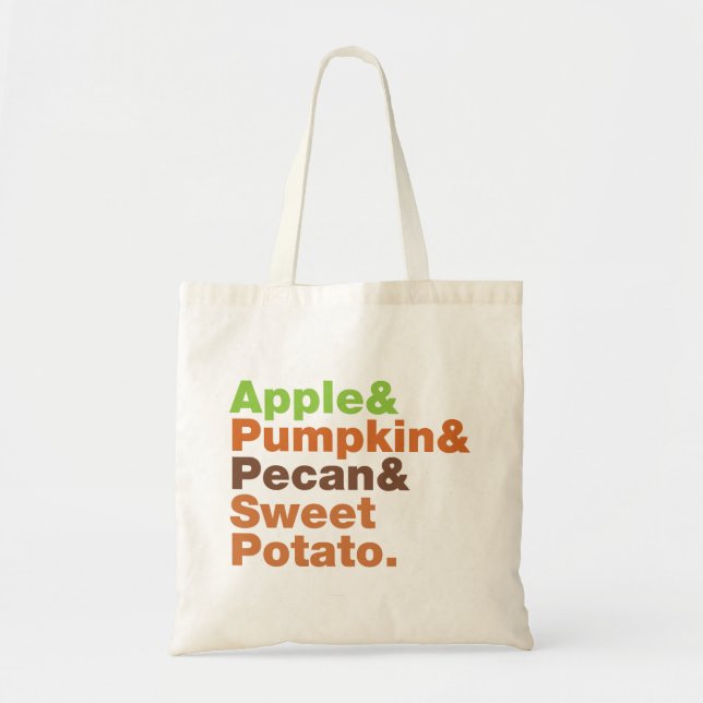 Holiday Pies ~ Festive Xmas Thanksgiving Christmas Tote Bag (Front)