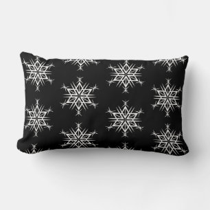 Holiday Pillow-Snowflakes Lumbar Pillow