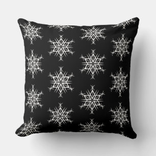 Holiday Pillow-Snowflakes Throw Pillow