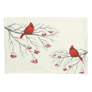 Holiday Pillowcase-Cardinals Pillow Case