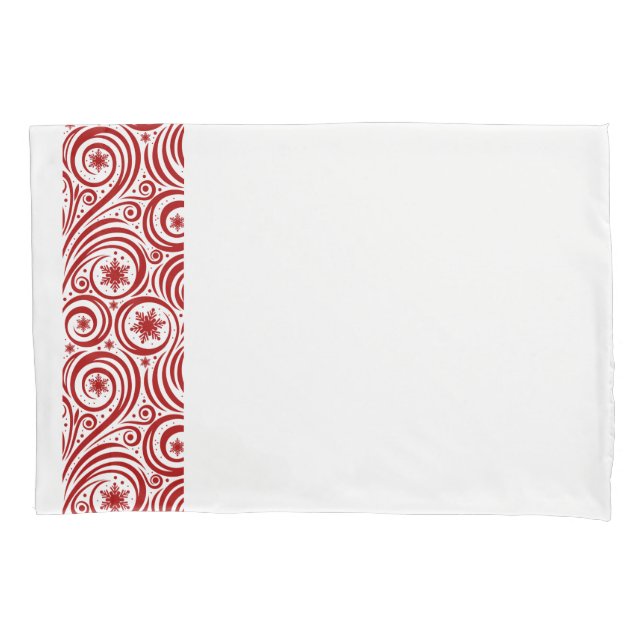 Holiday Pillowcase-Snowflakes Pillowcase (Front)