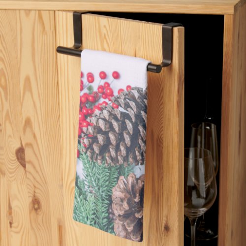 Holiday Pine Cone Collection Kitchen Towel