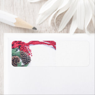 Holiday Pine Cone Collection Label