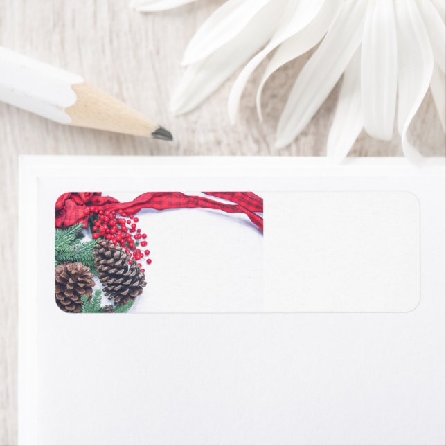 Holiday Pine Cone Collection Label (Insitu)