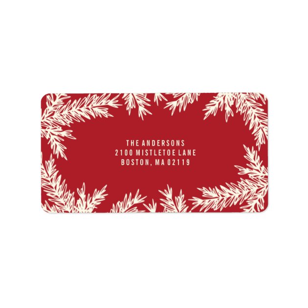 Holiday Pine | Holiday Address Labels