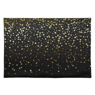 Holiday Placemat-Gold Stars Placemat