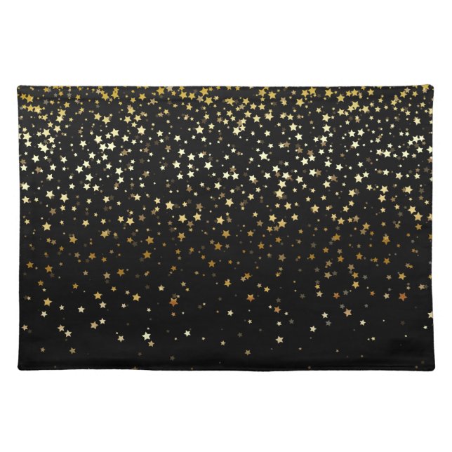 Holiday Placemat-Gold Stars Placemat (Front)