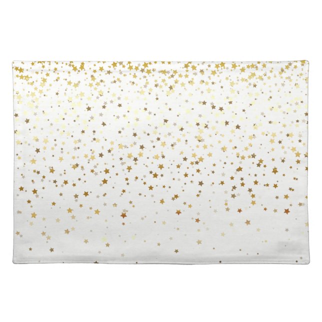 Holiday Placemat-Gold Stars Placemat (Front)