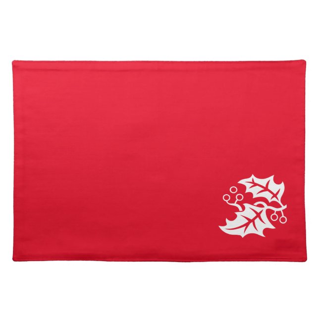 Holiday Placemat Holly (Front)