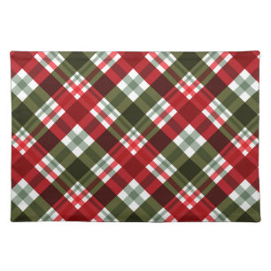 Holiday Placemat-Plaid Placemat