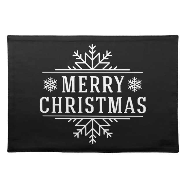 Holiday Placemat Snowflakes (Front)