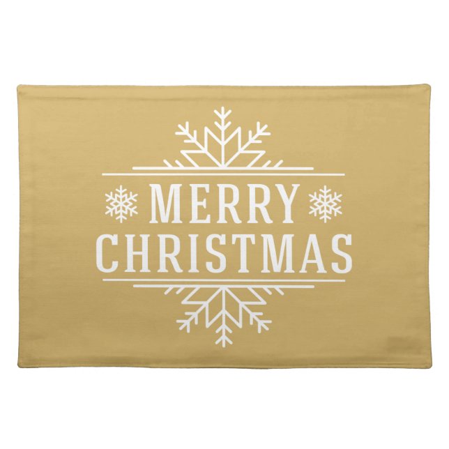Holiday Placemat Snowflakes (Front)