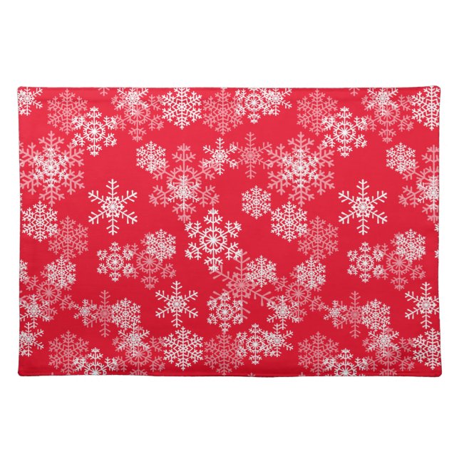 Holiday Placemat-Snowflakes Placemat (Front)