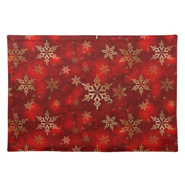Holiday Placemat-Snowflakes Placemat (Front)