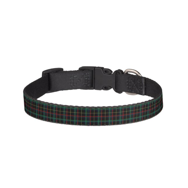 Holiday Plaid Dog Collar (Front)
