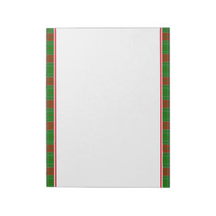Holiday Plaid Notepad
