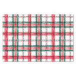 HOLIDAY PLAID Red Green Tissue Paper