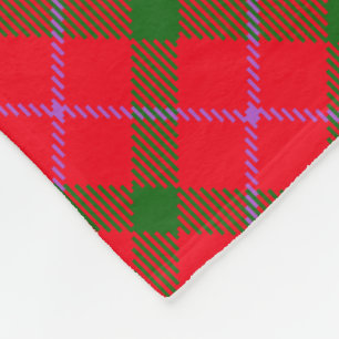 Holiday Plaid / Tartan Fleece Blanket