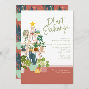 Holiday Plant Exchange Invitation
