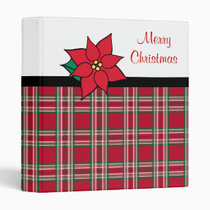 Holiday Poinsettia Binder