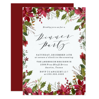 Formal Christmas Dinner Invitation Wording 8