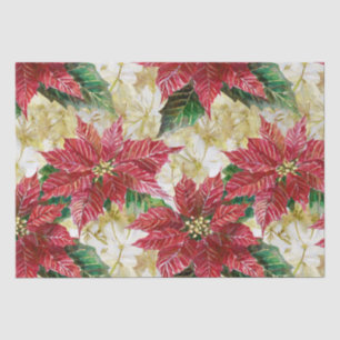 Holiday Poinsettia Tissue Paper