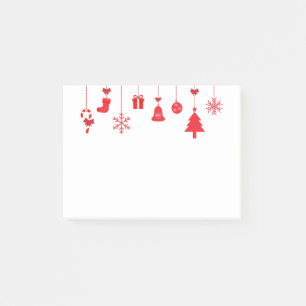 Holiday post-it notes