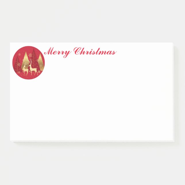 Holiday  post-it notes (Front)