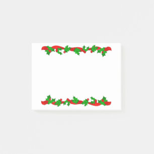 Holiday post-it notes