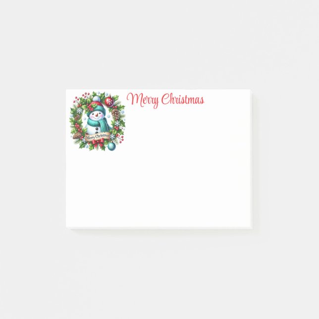 Holiday  post-it notes (Front)