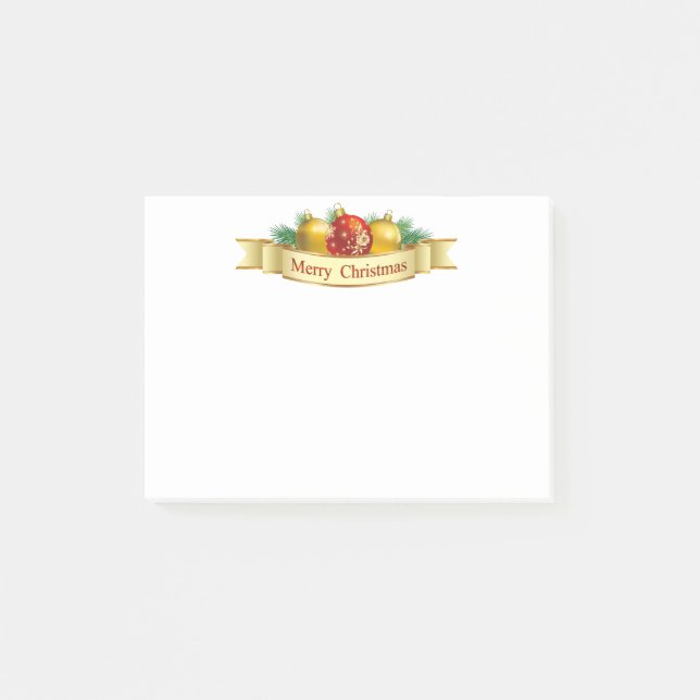 Holiday  post-it notes (Front)