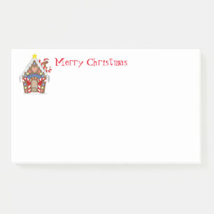 Holiday Post-it-Notes-Gingerbread House Post-it Notes