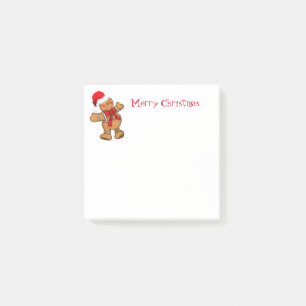 Holiday Post it Notes-Gingerbread Man Post-it Notes