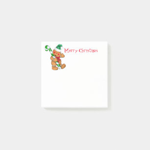 Holiday Post it Notes-Gingerbread Man Post-it Notes