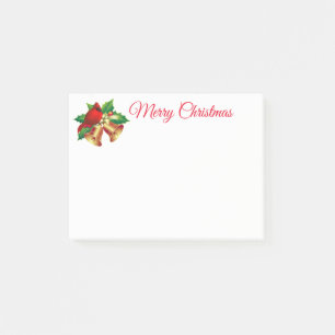 Holiday Post it Notes-Red Cardinal Post-it Notes