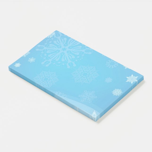 Holiday Post-it-Notes Snowflakes Post-it Notes (Angled)