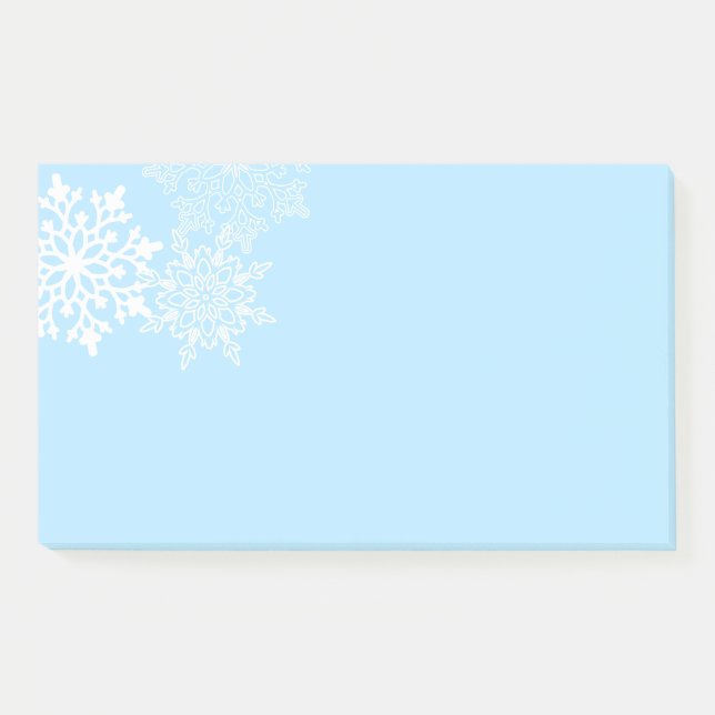 Holiday Post-it-Notes-Snowflakes Post-it Notes (Front)