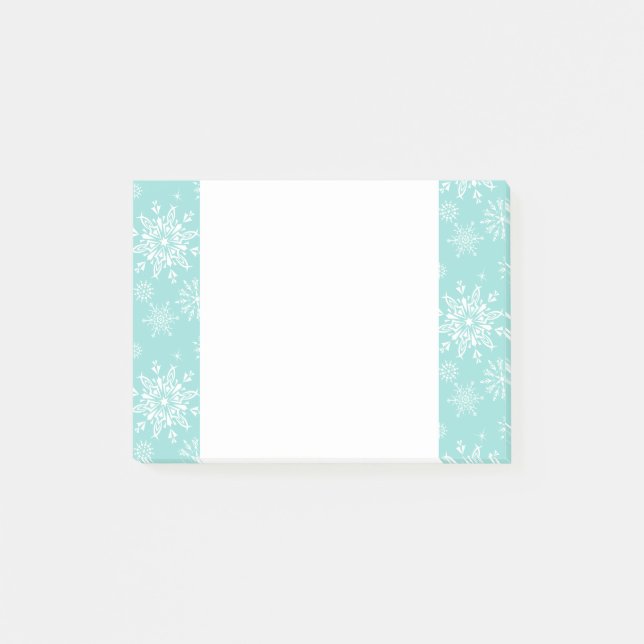 Holiday Post it Notes-Snowflakes Post-it Notes (Front)