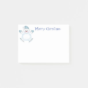 Holiday Post it Notes-Snowman Post-it Notes