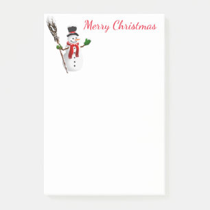 Holiday Post-it-Notes-Snowman Post-it Notes