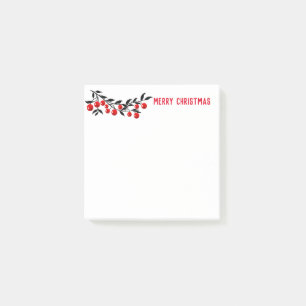 Holiday Post-it-Notes-Winter Berries Post-it Notes