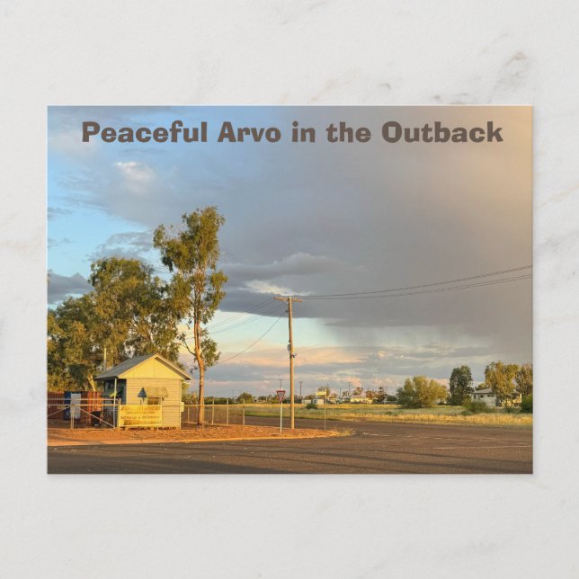 Holiday Postcard from Cunnamulla. Qld. AU. (Front)